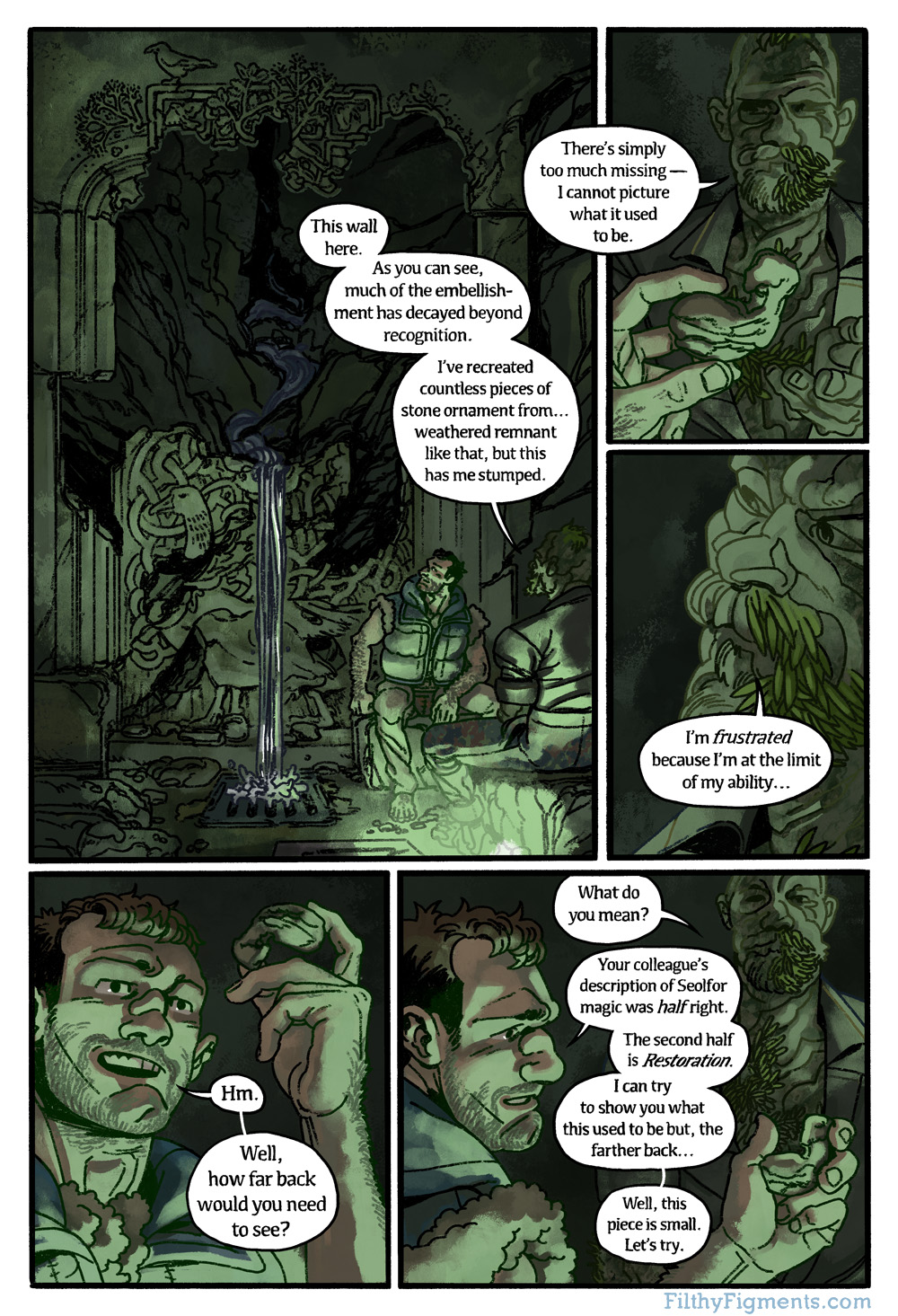 Wilfrith and the Golem Stonemason